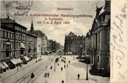 Karlsruhe - Handlungsgehilfentag 1905 -427248