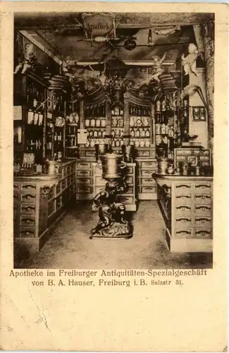 Freiburg - Apotheke im Freiburger Antiquitäten Spezialgeschäft -427706