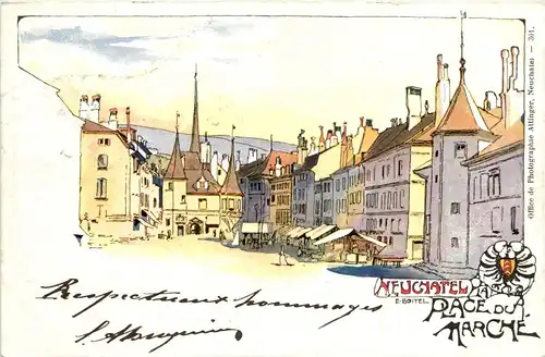 Neuchatel - Place du Marche -427054