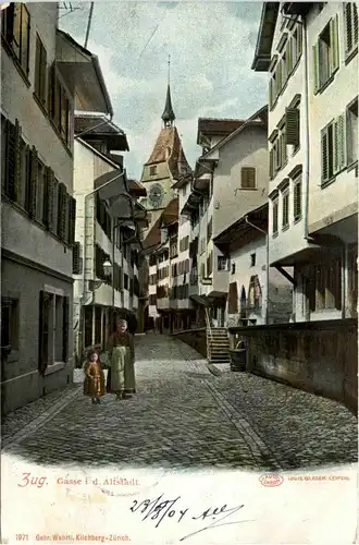Zug - Gasse in der Altstadt -427154