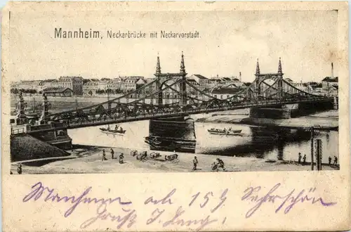 Mannheim - Neckarbrücke -427294