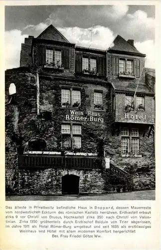 Boppard - Wein Haus Römer Burg -425716