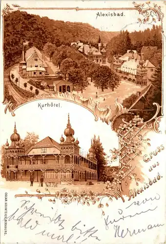 Alexisbad - Litho - Harzgerode -428136