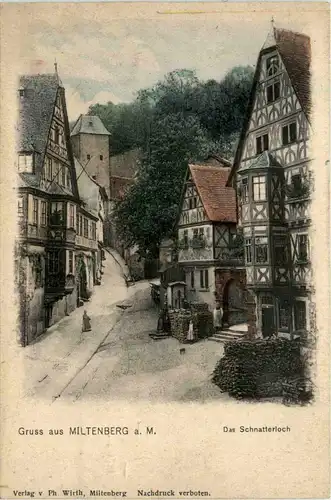 Gruss aus Miltenberg - Schnatterloch -426152