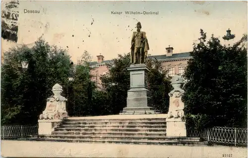 Dessau - Kaiser Wilhelm Denkmal -428396