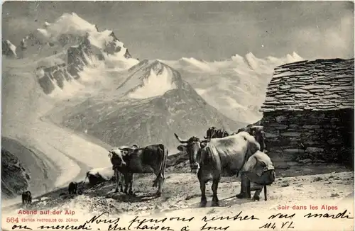 Abend auf der Alp -427024