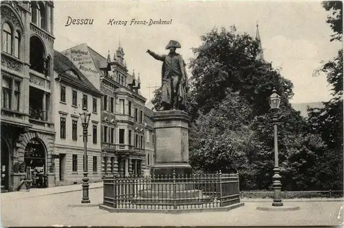 Dessau - Herzog Franz Denkmal -428008