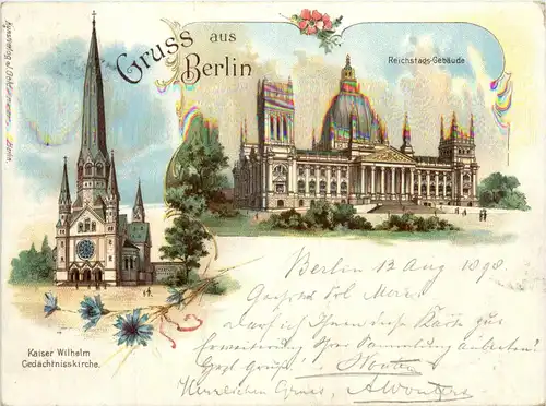 Gruss aus Berlin - Litho -428576