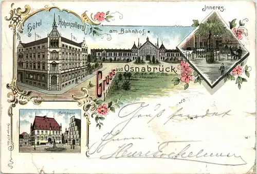 Gruss aus Osnabrück - Litho -428596