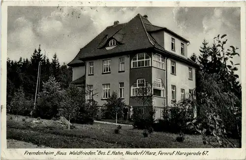 Neudorf im Harz - Harzgerode- Haus Waldfrieden -428148