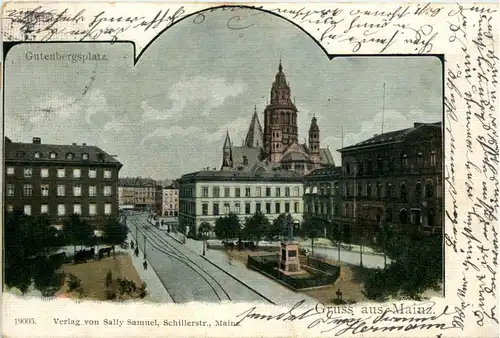 Gruss aus Mainz - Gutenbergplatz -426466
