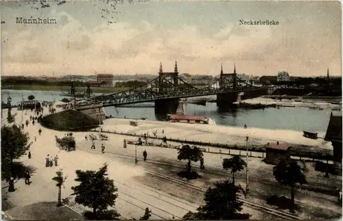 Mannheim - Neckarbrücke -427284