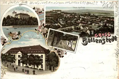 Gruss aus Ballenstedt - Litho -428314