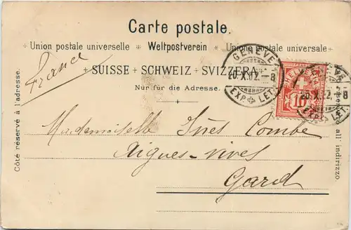 Souvenir de Geneve - Litho - Verlag Schlumpf -427000