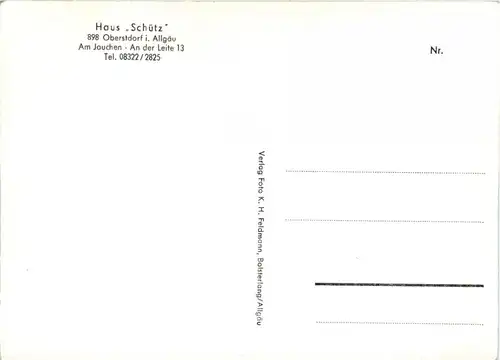 Oberstdorf, Fremdenheim Schütz -356442