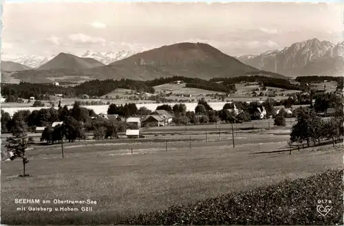 Seeham am Obertrumer-See mit Gaisberg u. Hohem Göll -355588