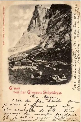 Gruss von der Grossen Scheidegg -427220