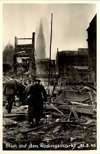 Hamburg - Rödingsmarkt - Zerstörungen -299166