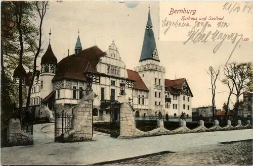Bernburg - Kurhaus und Soolbad -428124