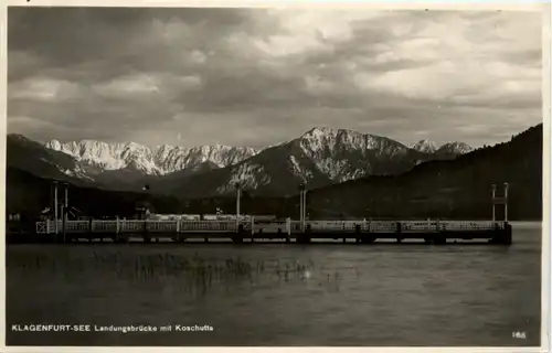 Klagenfurt, Landungsbrücke mit Koschutta -355520