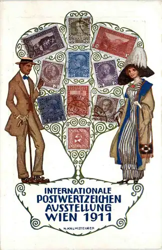 Wien - Postwertzeichen Ausstellung 1911 - Ganzsache -427600