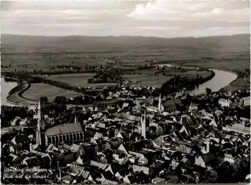 Straubing, Blick auf die Donau -355638