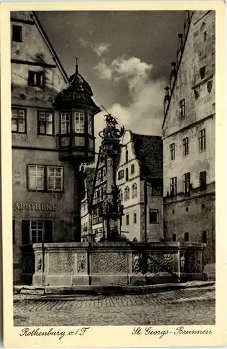 Rothenburg o.T., St. Georgs-Brunnen -356060