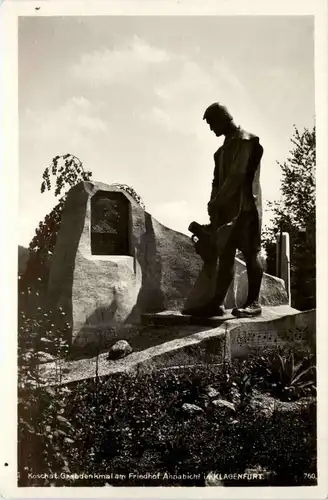 Klagenfurt, Koschat Grabdenkmal am Friedhof in Annabichl -356346