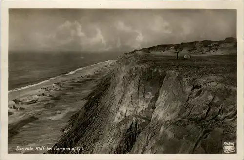 Das rote Kliff bei Kampen auf Sylt -427920