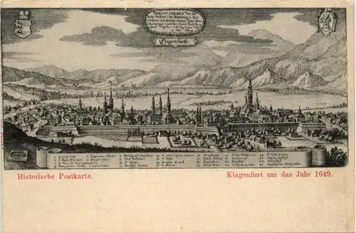 Klagenfurt um das Jahr 1649 -73756