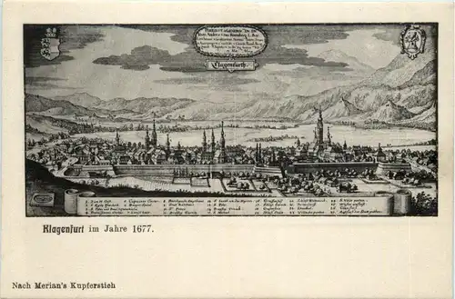 Klagenfurt im Jahre 1677 -73776