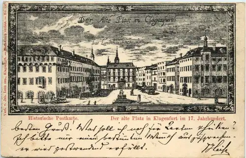 Klagenfurt - Der alte Platz im 17. Jahrhundert -73856
