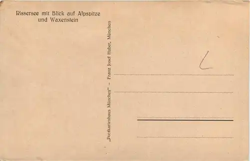 Rissersee mit Blick auf Alpspitze und Waxenstein -356018