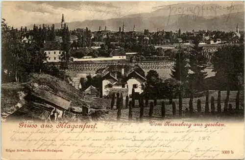 Klagenfurt, vom Kreuzberg aus gesehen -356192