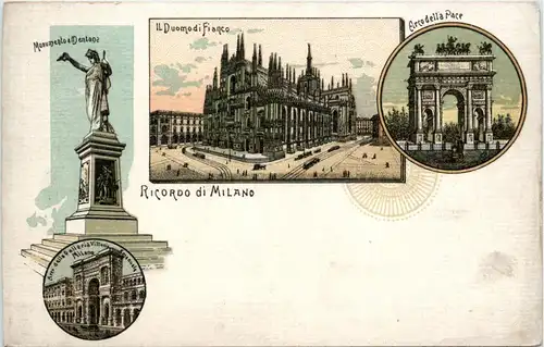 Ricordo di Milano - Litho -74016