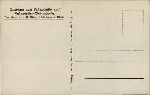 Rüdesheim am Rhein, Felsenkeller-Weinschenke -356674