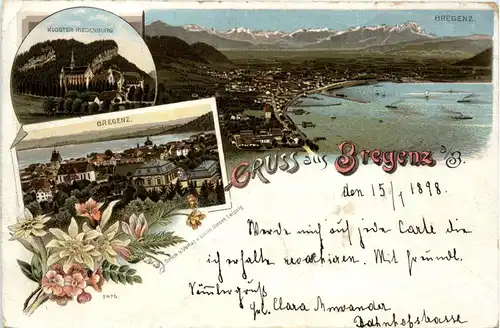 Gruss aus Bregenz - Litho -74156
