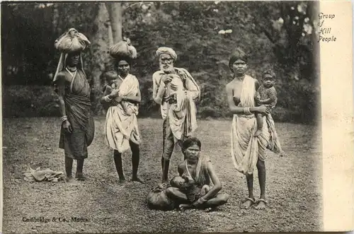 Indien - Group of Hill People -74416