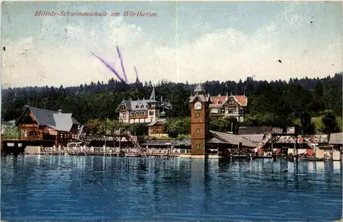Klagenfurt, Militärschwimmschule am Wörthersee -357076