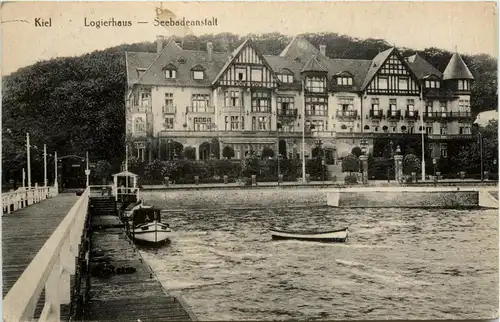 Kiel, Logierhaus - Seebadeanstalt -356666