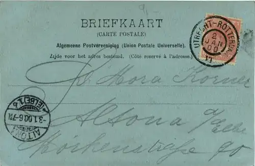 Rotterdam - Groote Kerk en groote Markt -428480