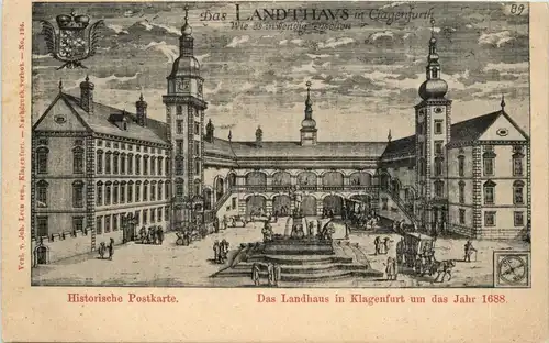 Klagenfurt - Das Landhaus in Klagenfurt um das Jahr 1688 -73780