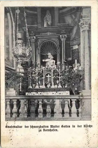 Bornhofen, Gnadenaltar der schmezhaften mutter Gottes in der Kirche -356842