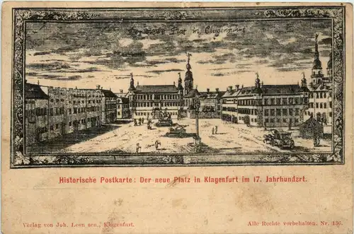 Klagenfurt - Der neue Platz im 17. Jahrhundert -73820