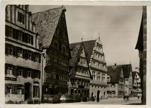 Dinkelsbühl, Rothenburgerstrasse, Deutsches Haus und Schranne -356790