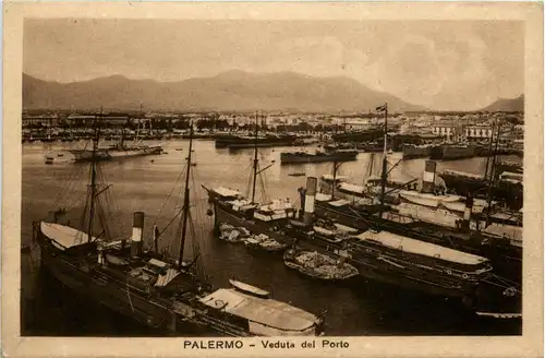 Palermo - Veduta del Porto -74926
