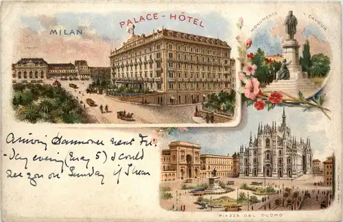 Milan - Palace hotel - Litho -74000