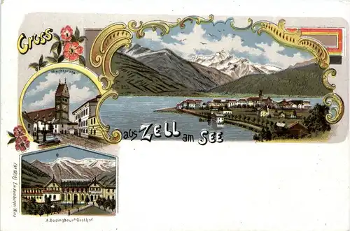 Gruss aus Zell am See - Litho -74170