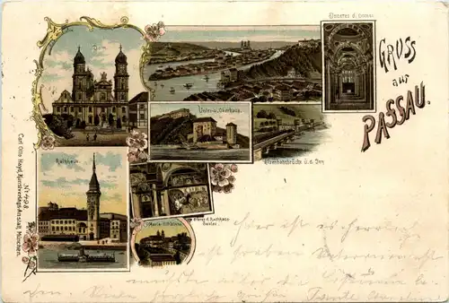 Gruss aus Passau - Litho -74190