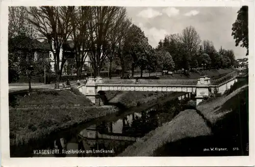 Klagenfurt, Rizzibrücke am Lendkanal -356148